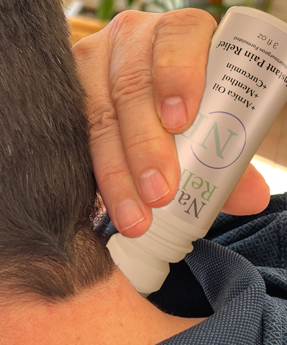 Nano Relief: All-Natural, Fast-Acting Pain Roll-On 3-Pack